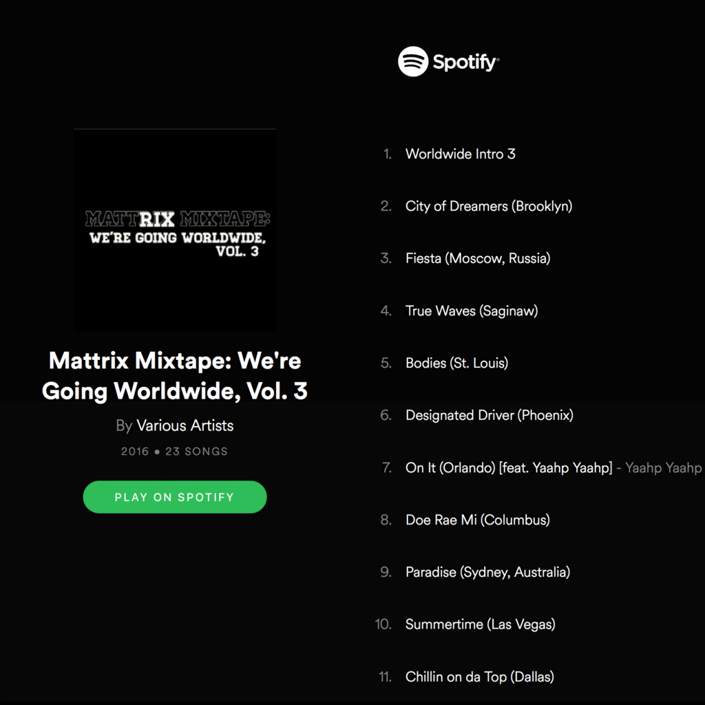 Fiesta в сборнике ‘Mattrix Mixtape’